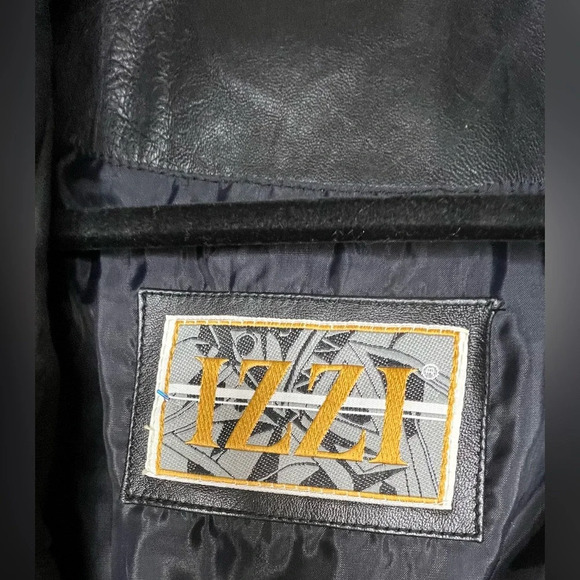 Izzi Vintage Leather Trench Coat - Picture 2 of 16